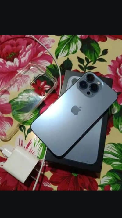 iphone 13pro max 256gb whtsp number 03298995345