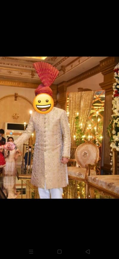 Groom sherwani with inner suit