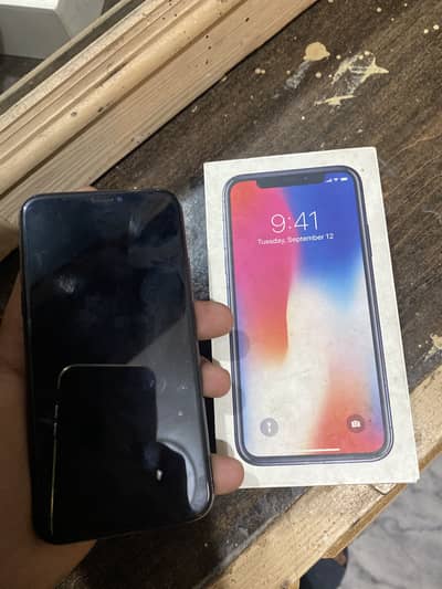 IPHONE X OFFICIAL PTA  64GB With Box
