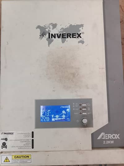 inverex aerox model 2.2 kw solar inverter with 440watt solar panels
