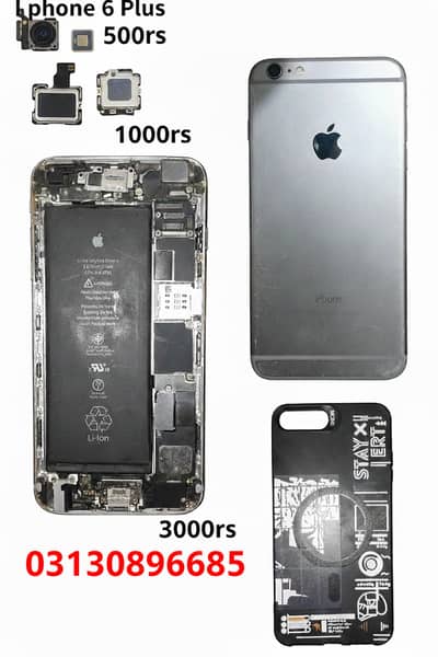 I phone 6 plus parts . camera&senser  etc.
