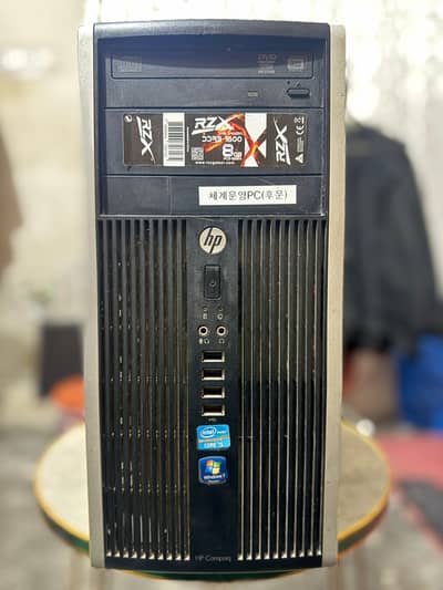 PC i5-3gen with 8gb ram and 1gb ddr5 graphics card.