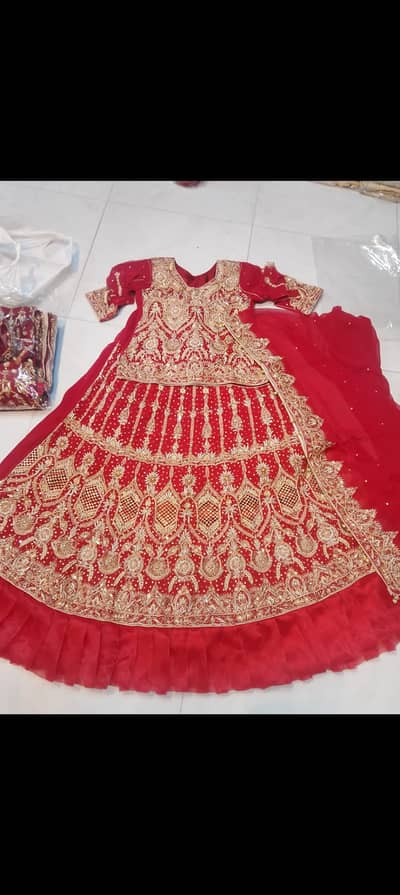 Red Bridal dress