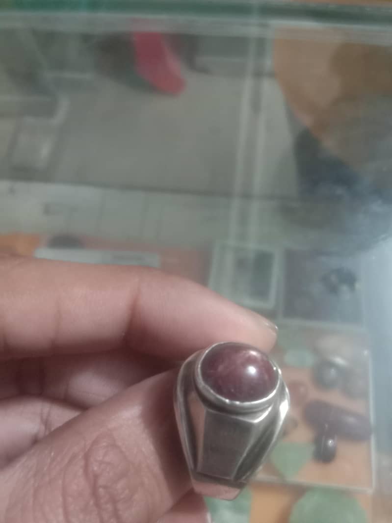 ruby star silver ring 2