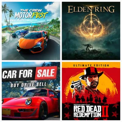 PS4 & PS5 Games Available.