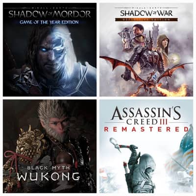 Games All For PS4 & PS5 Available.