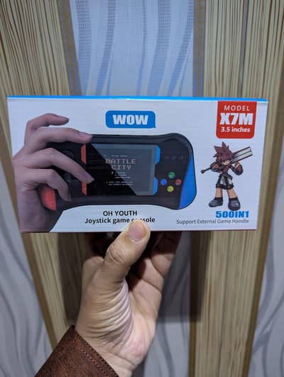 X7m Portable Mini Retro Sup Handheld Game Console 500 Built-in Games