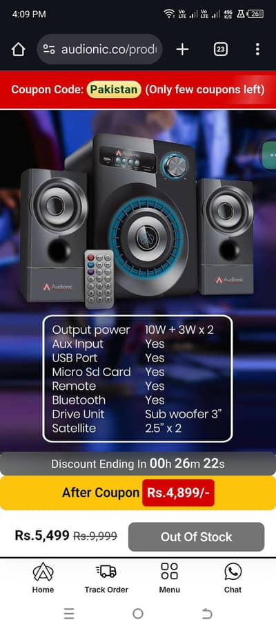 to sale brand new speakers