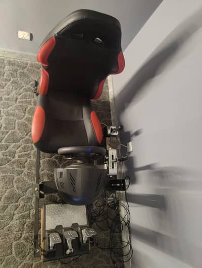 Thrustmaster Sim Rig with Pedals, Shifter, Handbrake and VR