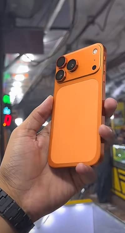 IPhone XR converted 17 pro orange color 93 