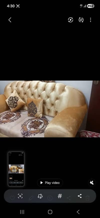 crown style sofa set