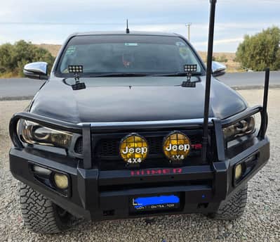 Toyota Hilux Revo 2020/2022 Model – Black Color. call 03027484015