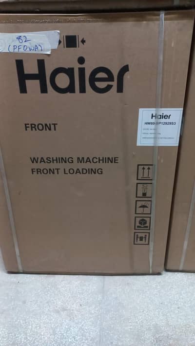 Haier hw80  bp12929S3. pin pack ha use bi ni hoi 1 time bi