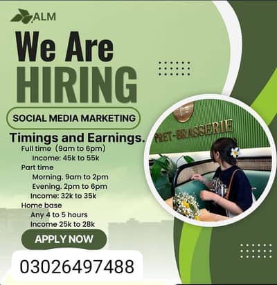Office & Home Based Work – Part Time / Full Time (Male & Female)