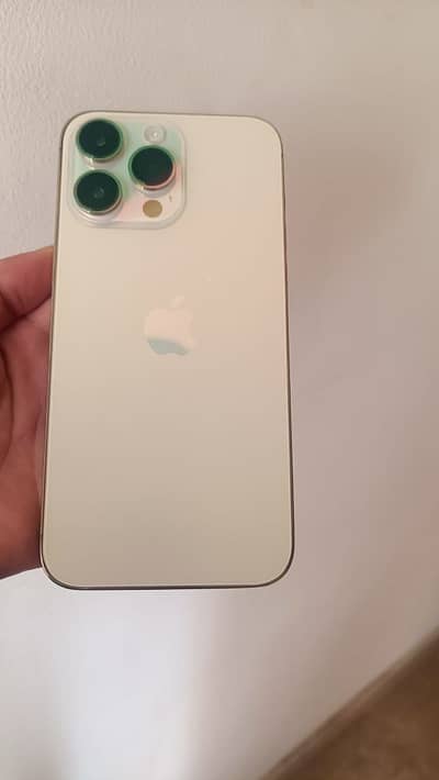Iphone 14 pro max 128 gb jv 10/10 condition golden peace