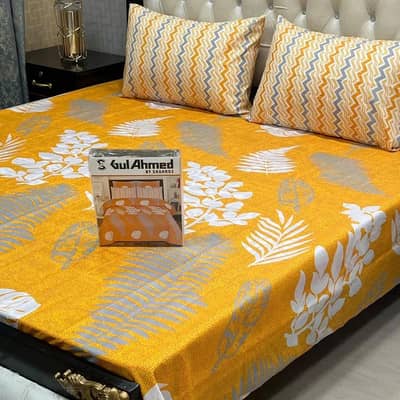 Gul Ahmed 3pcs Beds Sheets (on Whole sale price)