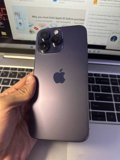 Iphone 14 pro Max 256gb Hk PTA approved