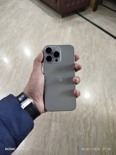 Iphone 15 pro max 256gb mercentile pta approved natural titanium.