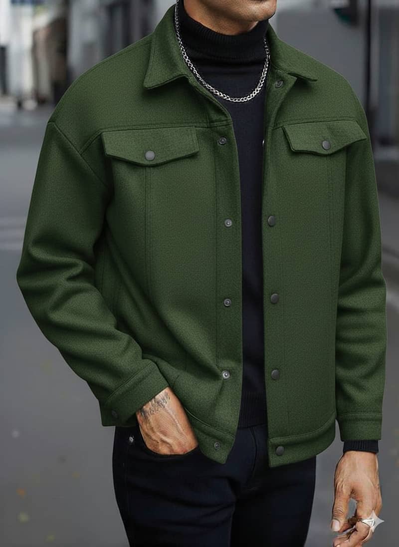 Mens Button Down Jacket 2
