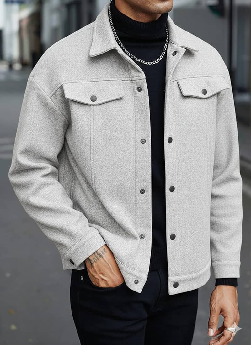 Mens Button Down Jacket 3