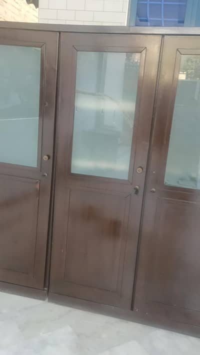 wood wardrobe