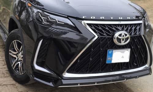 Toyota Fortuner Lexus Style LX570 NKS Body Kit + Headlights