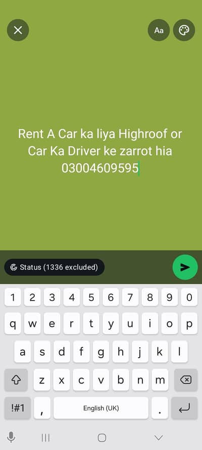 Need Driver for rent a car