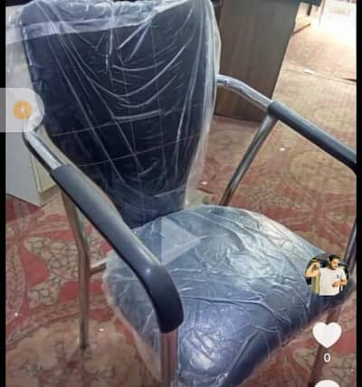 Office chairs visitors black and brown colour