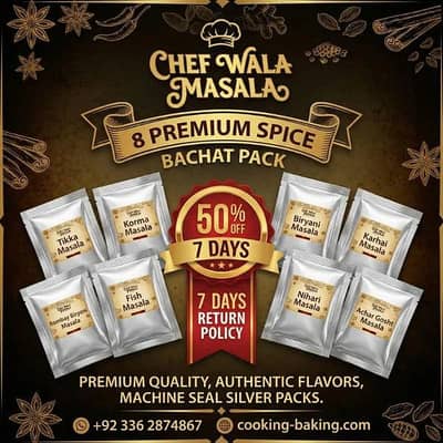 8 Premium Readymade Bachat Masala Pack with 50% OFF