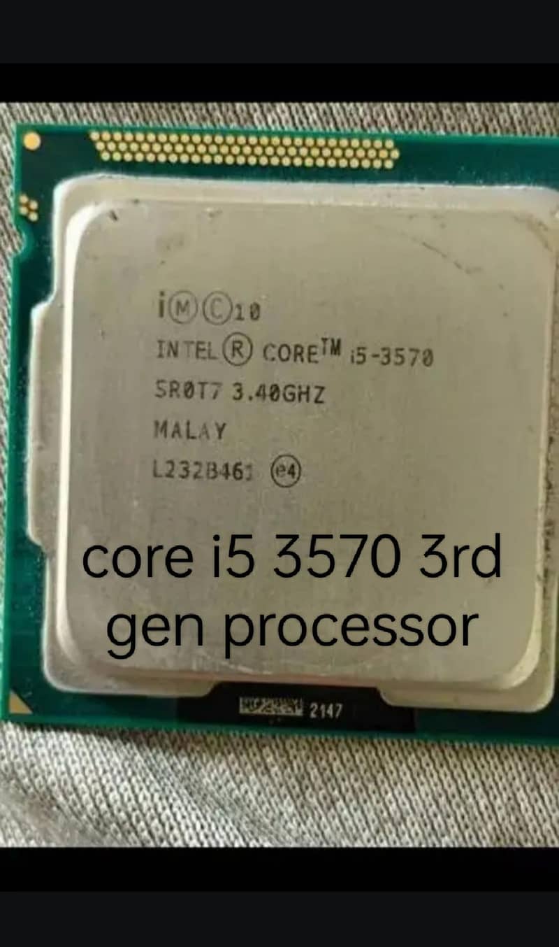 core i5 3570 3rd gen processor 0
