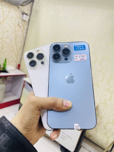 I phone 13 pro jv 128gb battery health 100% condition like brand-new