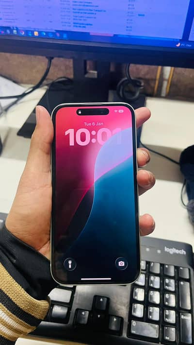 iphone 15 with box and original charger