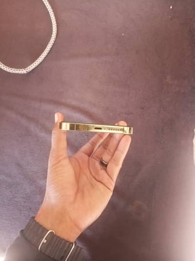 I phone 12 pro max gold colour