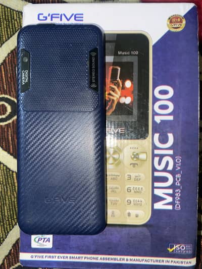 G five music 100 mobile all ok pta proved dual sim