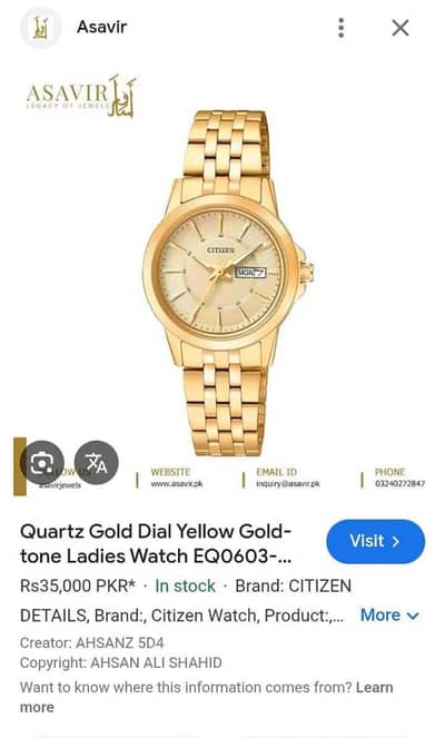 original citizen watch for sale