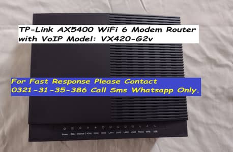 tplink ax5400 wifi 6 modem router