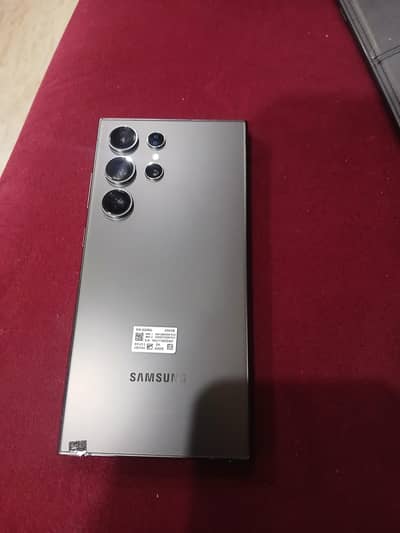 Samsung S 24 Ultra only box open brand new