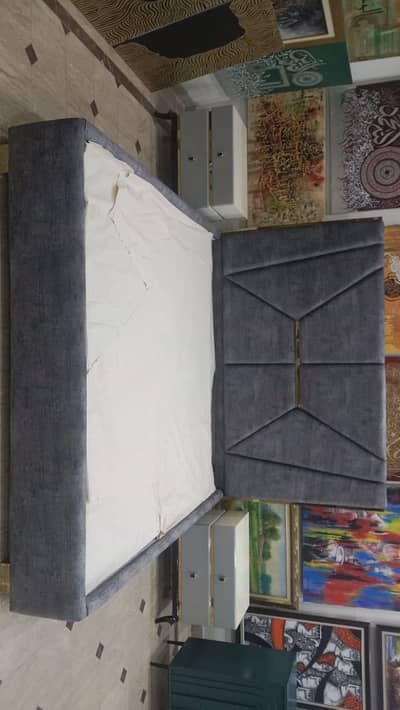 Brand new bed  with 2 side table