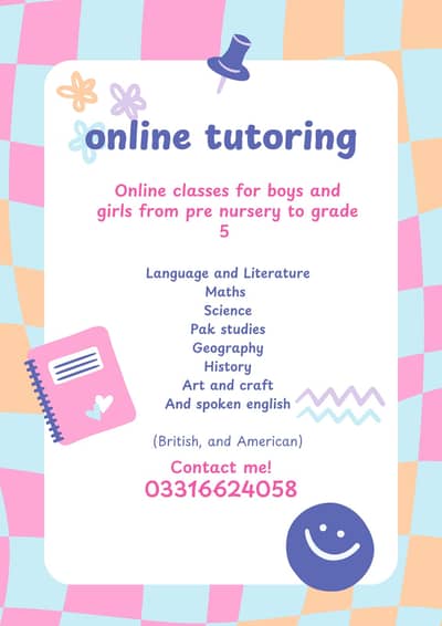 Online tutor available