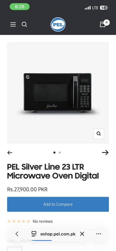 PEL Silver Line 23 LTR Microwave Oven Digital