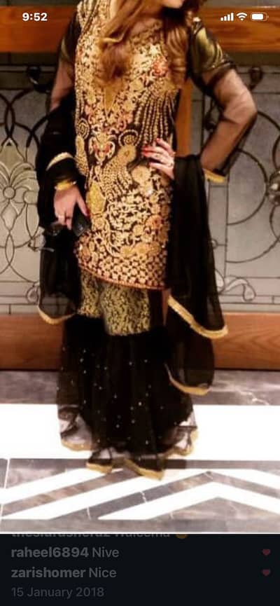 Short shirt with garara