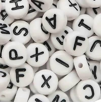 letter beads for name bracelet