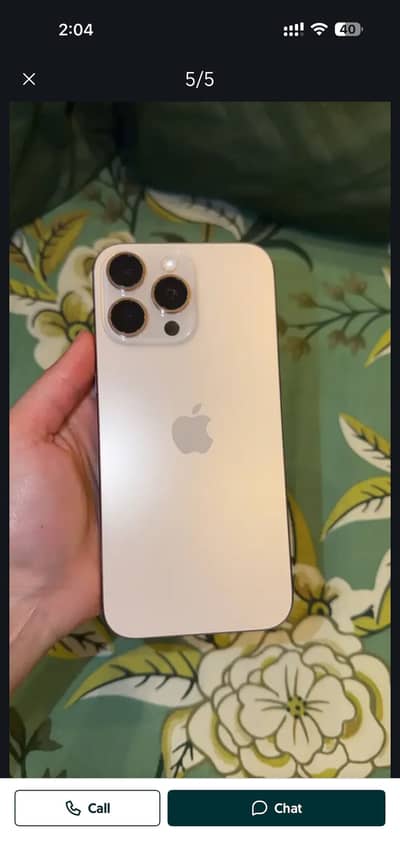 iPhone 16pro max 256gb pta approved official