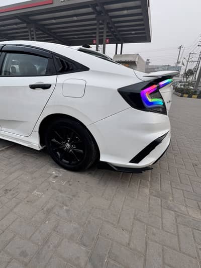 Honda civic oriel rgb snake lights animation style