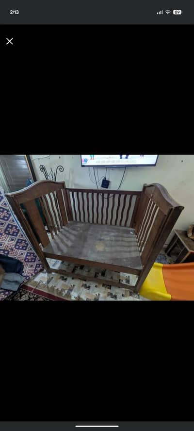 baby cot original Dayyar wood