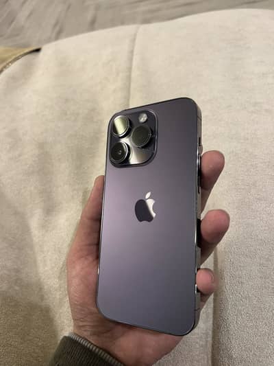 Iphone 14 pro 128 gb 96% battery factory unlock sim time