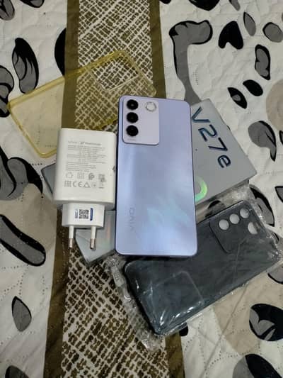 Vivo V27e 8+8 256GB Complete Box 10/9 Condition For Sale