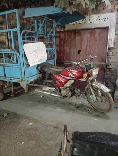 loading riksha gair shafit body Suzuki 110