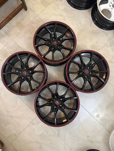 Type R 17 inch 5 nit 114 pcd 7.5jj rims