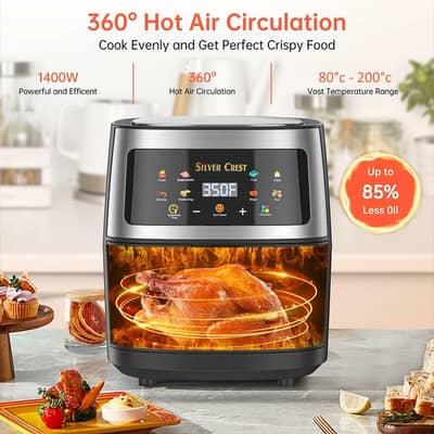 Silver Crest 12L Digital Air Fryer Big Family Size Heavy Duty